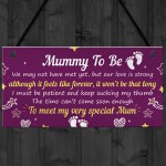 Mummy To Be Gifts From Bump Hanging Plaque Baby Shower Present