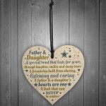 Father Daughter Gifts Handmade Heart Father Gifts From Daughter