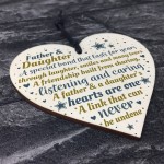 Father Daughter Gifts Handmade Heart Father Gifts From Daughter