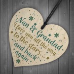 Nan And Grandad Gifts Heart Sign Birthday Christmas Card Xmas