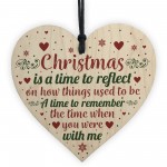 Memorial Christmas Tree Decorations Handmade Wood Bauble Sign