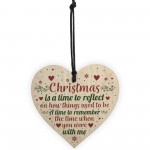 Memorial Christmas Tree Decorations Handmade Wood Bauble Sign