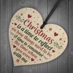 Memorial Christmas Tree Decorations Handmade Wood Bauble Sign