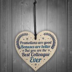 Best Colleague Thank You Plaque Heart Gift For Colleague Leaving