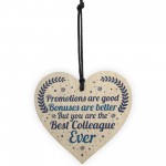 Best Colleague Thank You Plaque Heart Gift For Colleague Leaving