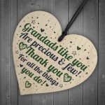 Special Gift For Grandad Birthday Christmas Heart Dad Keepsake