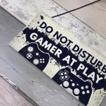 Gamer Gaming Gifts Do Not Disturb Man Cave Bedroom Sign Gift