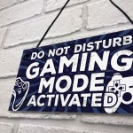 Gaming Do Not Disturb Bedroom Door Sign Birthday Christmas Gift