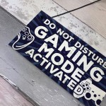 Gaming Do Not Disturb Bedroom Door Sign Birthday Christmas Gift