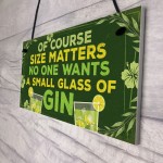 Funny Novelty GIN Sign Gin & Tonic Gifts Alcohol Man Cave Bar