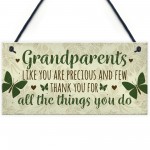 Handmade Plaque Grandparent Gifts For Grandma Grandpa Nan 