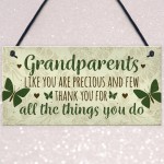 Handmade Plaque Grandparent Gifts For Grandma Grandpa Nan 