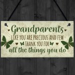 Handmade Plaque Grandparent Gifts For Grandma Grandpa Nan 