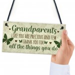 Handmade Plaque Grandparent Gifts For Grandma Grandpa Nan 