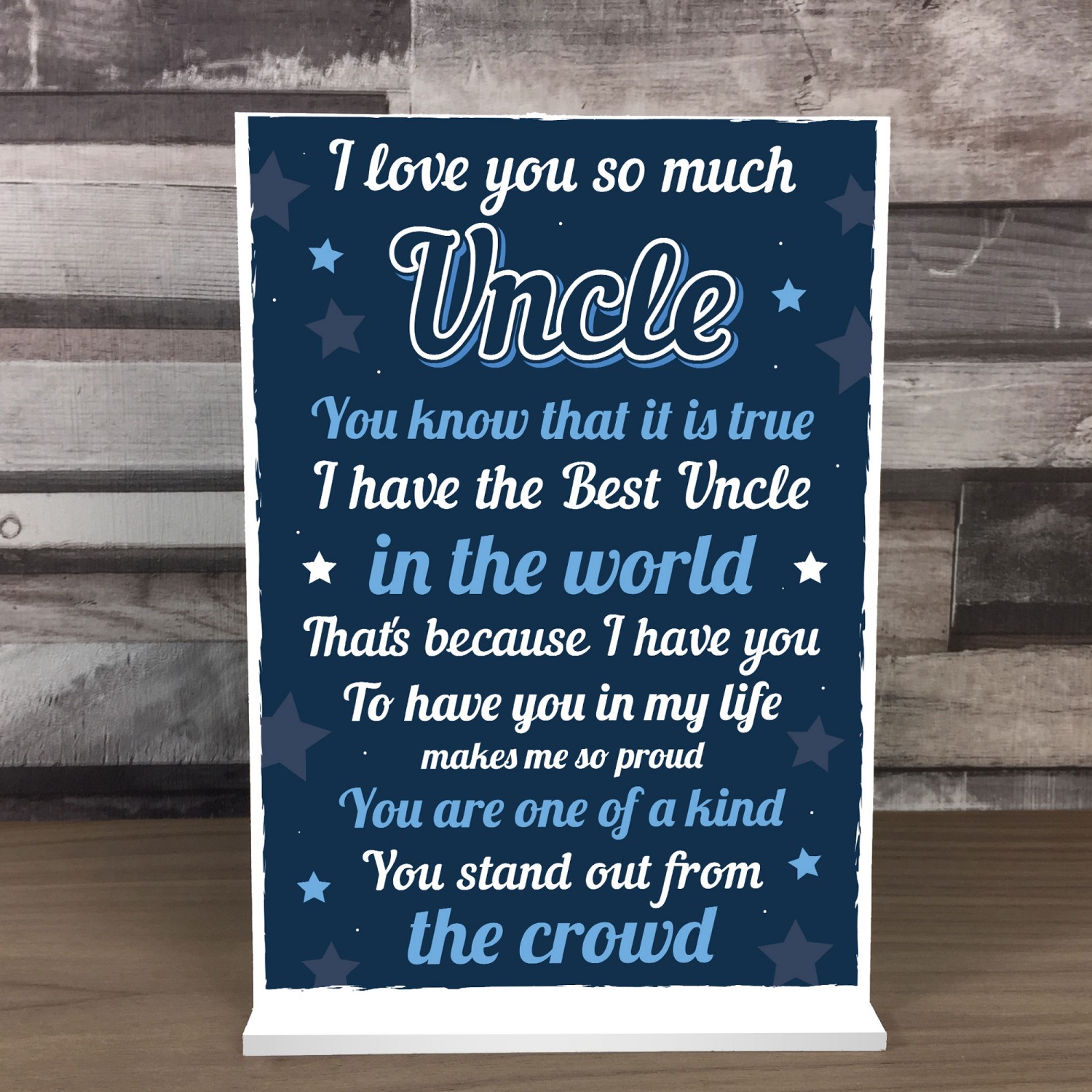 Quirky Gifts For Uncle Plaque Uncle Presents For Birthday Xmas