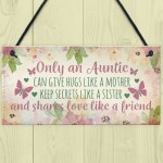 Auntie Ornament Keepsake Gift Auntie Quote Plaque Birthday Gift