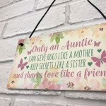 Auntie Ornament Keepsake Gift Auntie Quote Plaque Birthday Gift