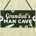 Grandads Man Cave Plaque Grandad Gifts For Christmas Gifts