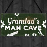 Grandads Man Cave Plaque Grandad Gifts For Christmas Gifts