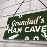 Grandads Man Cave Plaque Grandad Gifts For Christmas Gifts