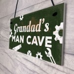 Grandads Man Cave Plaque Grandad Gifts For Christmas Gifts