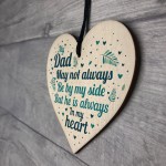 Dad Father Memorial Plaques In Memory Wood Heart Sign Memorial 