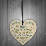 Mum Mother Memorial Plaques In Memory Wooden Heart Sign Gift