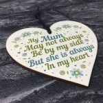 Mum Mother Memorial Plaques In Memory Wooden Heart Sign Gift