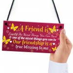 THANK YOU Gift Plaque For Bestfriend Birthday Christmas Keepsake