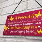 THANK YOU Gift Plaque For Bestfriend Birthday Christmas Keepsake