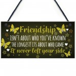 FRIENDSHIP Keepsake Plaque Hanging Sign Gift For Best Friend