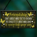 FRIENDSHIP Keepsake Plaque Hanging Sign Gift For Best Friend