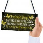 FRIENDSHIP Keepsake Plaque Hanging Sign Gift For Best Friend