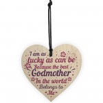 Godmother Gifts Thank You Gifts Wood Heart Plaque Godparent