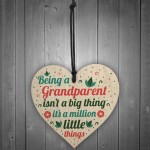 Grandma And Grandpa Gifts For Nan And Grandad Wooden Heart 