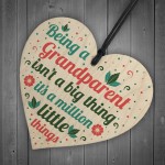 Grandma And Grandpa Gifts For Nan And Grandad Wooden Heart 