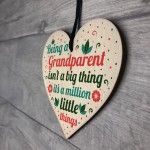 Grandma And Grandpa Gifts For Nan And Grandad Wooden Heart 