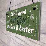 Gin Gift For Women Kitchen Home Plaque Funny Best Friend Gift