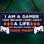 Novelty Gaming Boys Bedroom Sign Funny Christmas Gift For Brothe