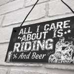 Christmas Gifts For Bikers Female Male Biker Themed Hanging Sign