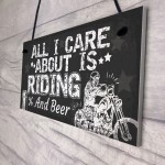 Christmas Gifts For Bikers Female Male Biker Themed Hanging Sign