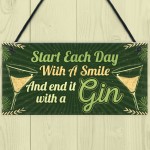 Novelty Gin Gifts For Women Hanging Sign Christmas Birthday Gift