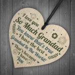 Thank You Grandad Gift For Birthday Christmas Heart Keepsake