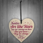 Sister Auntie Aunt Aunty Heart Plaque Sign Birthday Thank You