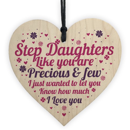 Step Daughter Birthday Christmas Card Gifts For Daughter Hearts