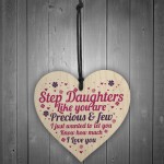 Step Daughter Birthday Christmas Card Gifts For Daughter Hearts