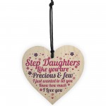 Step Daughter Birthday Christmas Card Gifts For Daughter Hearts