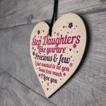 Step Daughter Birthday Christmas Card Gifts For Daughter Hearts