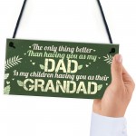 Dad Grandad Grandparent Gifts Hanging Plaque Thank You Birthday 