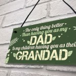 Dad Grandad Grandparent Gifts Hanging Plaque Thank You Birthday 